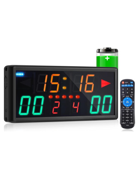 Marcador Electrónico Portátil Tellegloww con Control Remoto