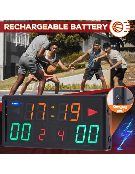 Marcador Electrónico Portátil Tellegloww con Control Remoto