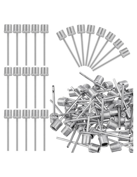 60 Agujas de Bomba Sorcristy para Inflar Pelotas Deportivas