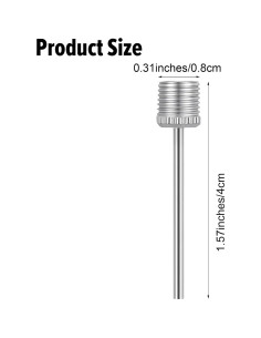 60 Agujas de Bomba Sorcristy para Inflar Pelotas Deportivas 2