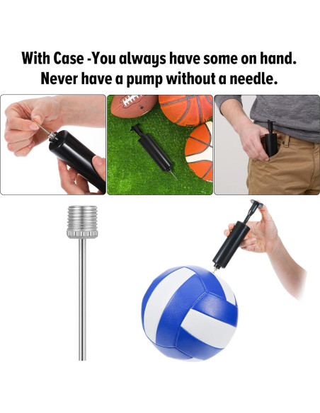 60 Agujas de Bomba Sorcristy para Inflar Pelotas Deportivas