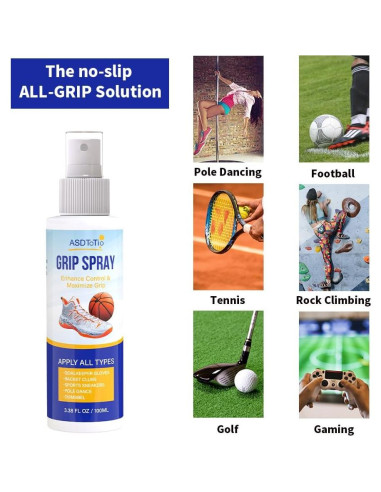 Spray Antideslizante ASDToTio 100ml para Zapatillas y Guantes