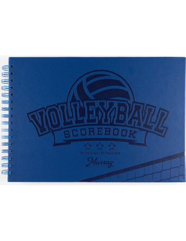 Libro de Puntuación de Voleibol Premium Murray 60 Partidos