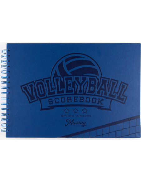 Libro de Puntuación de Voleibol Premium Murray 60 Partidos