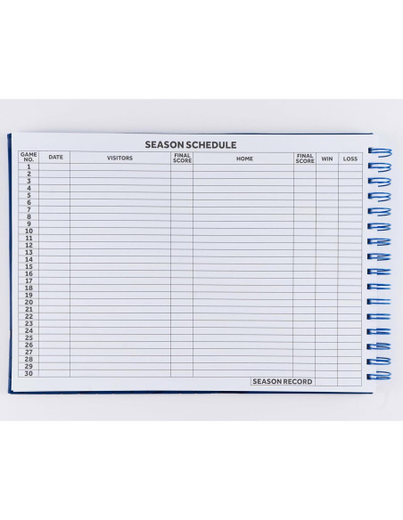 Libro de Puntuación de Voleibol Premium Murray 60 Partidos