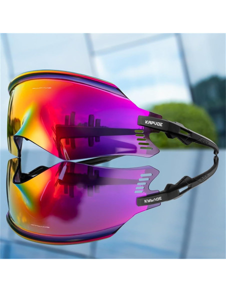 Gafas de Ciclismo KAPVOE K2 UV400 para MTB y Triatlón Gafas de Ciclismo KAPVOE K2 UV400 para MTB y Triatlón