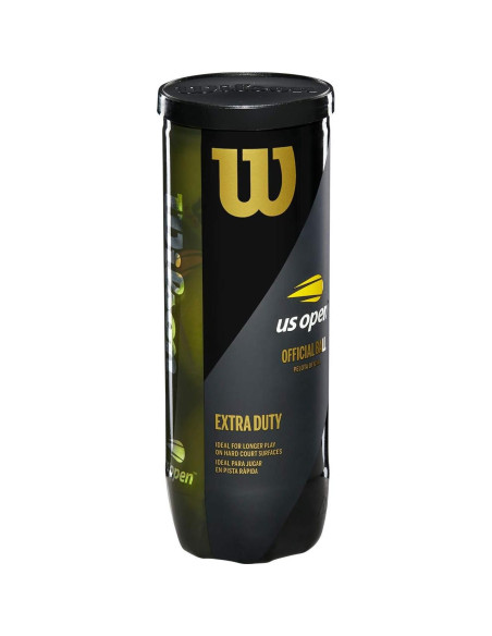 Pelotas de Tenis Wilson US Open Deber Extra - Lata 3 Unidades