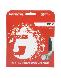 Cuerda de Tenis GAMMA TNT2 16 Calibre 12.19m Sintética
