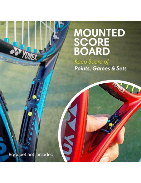 Conjunto de Tenis Scoring Right: Contador de Puntos y Cinta Métrica