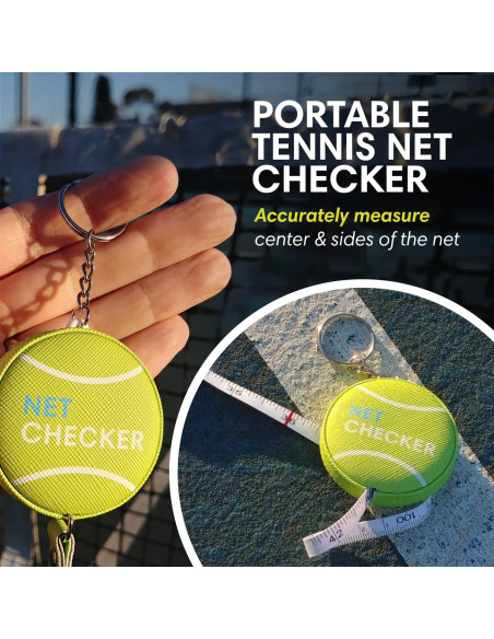 Conjunto de Tenis Scoring Right: Contador de Puntos y Cinta Métrica