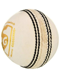 Pelota de Cricket SG Club Juvenil de Cuero Blanca 134g 2