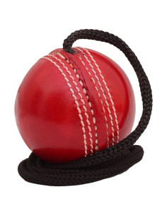 Pelota de Cricket Colgante Genérico HBALL - Cuero Rojo