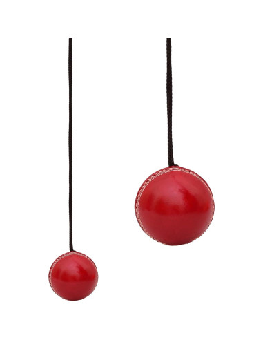 Pelota de Cricket Colgante Genérico HBALL - Cuero Rojo