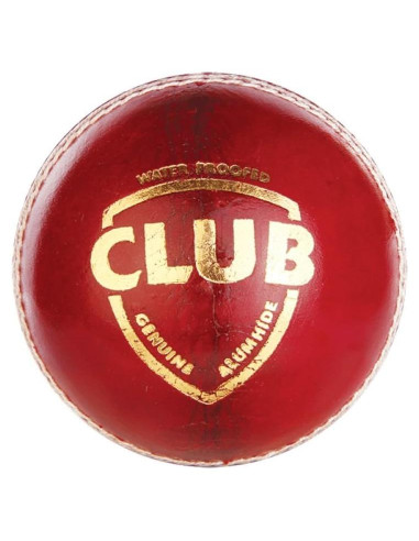 Pelota de Cricket SG Club Roja de Cuero 226g