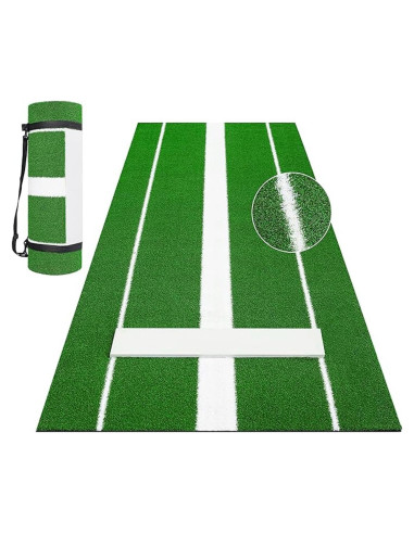 Alfombra de Lanzamiento de Softbol Awjaisca 91.5x305 cm Antideslizante