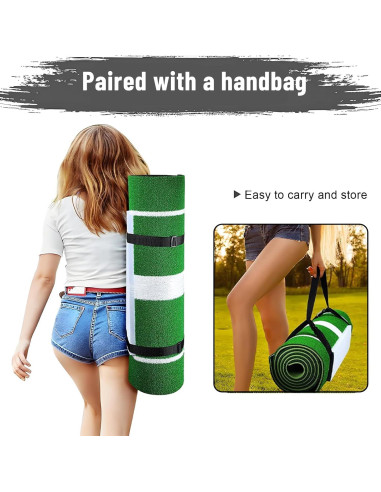 Alfombra de Lanzamiento de Softbol Awjaisca 91.5x305 cm Antideslizante