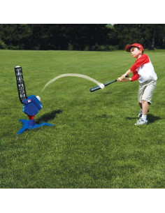 Máquina de Lanzamiento de Béisbol Franklin Sports - Ajustable para Niños - Incluye 6 Pelotas 2