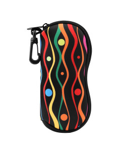 Funda de Gafas MoKo Neopreno Cremallera Rayas Zigzag
