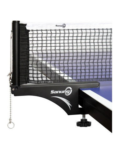 Conjunto de Red y Poste de Tenis de Mesa Sanung S207 - Plegable y Ajustable