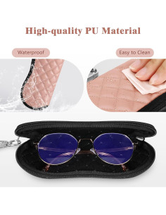 Funda de Gafas MoKo Neopreno Cremallera Rosa Espaciosa 2