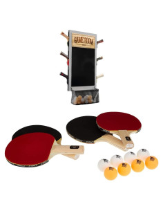 Organizador de Sala de Juegos JOOLA con Marcador y Set de Tenis de Mesa