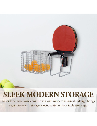 Organizador de Tenis de Mesa MyGift Metal 30.48x12.7cm