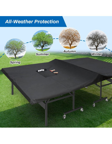 Cubierta de Mesa de Ping Pong Coolrunner 420D Impermeable 2.74x1.52m