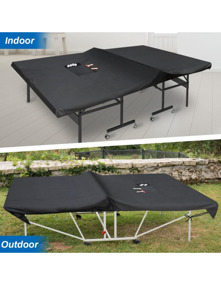 Cubierta de Mesa de Ping Pong Coolrunner 420D Impermeable 2.74x1.52m