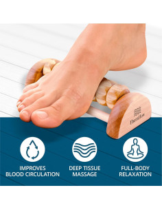 Rodillo Masajeador de Pies TheraFlow para Alivio de Fascitis Plantar 2
