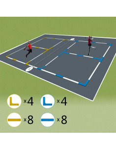 Conjunto de Marcadores de Campo Eco Walker TY639 - 16 Líneas y 8 Esquinas 2