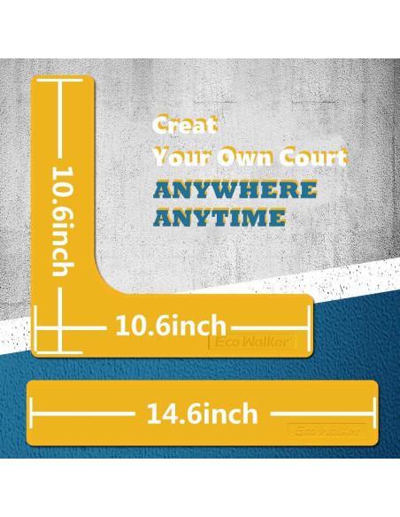 Conjunto de Marcadores de Campo Eco Walker TY639 - 16 Líneas y 8 Esquinas