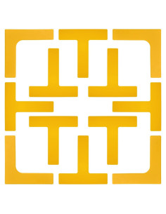 Conjunto de Marcadores de Entrenamiento Eco Walker TY641 - Amarillo