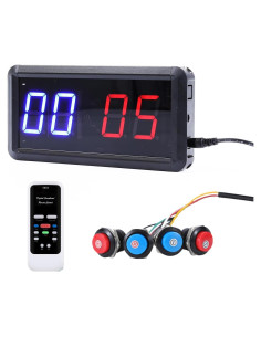 Marcador Electrónico Ledbrigym con Control Remoto 0-99 Puntos