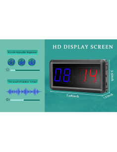 Marcador Electrónico Ledbrigym con Control Remoto 0-99 Puntos 2