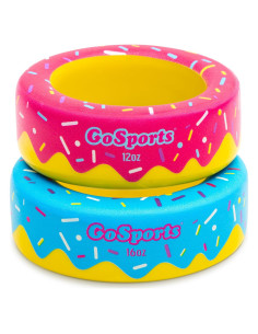 Donuts para Bate de Béisbol GoSports - Paquete de 2 Pesas 0.34kg y 0.45kg