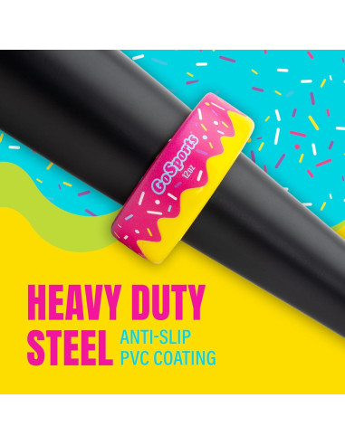 Donuts para Bate de Béisbol GoSports - Paquete de 2 Pesas 0.34kg y 0.45kg