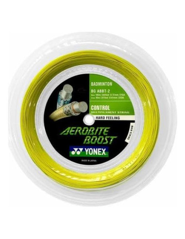 Carrete de Cuerda de Bádminton YONEX Aerobite Boost 200m