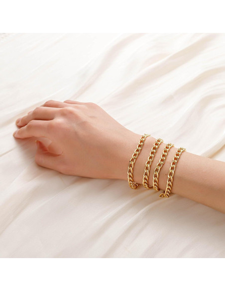 Cadena de Gafas Dorada y Plateada 75cm 2 Pcs