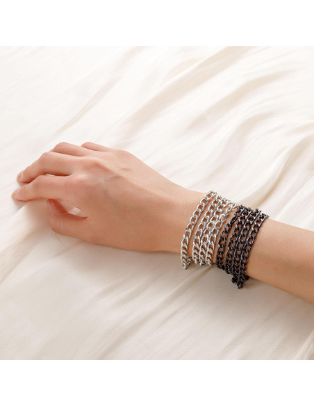 Cadena de Gafas Dorada y Plateada 75cm 2 Pcs