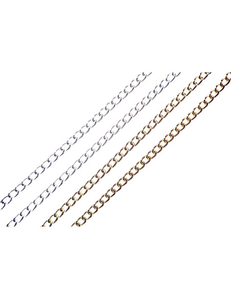 Cadena de Gafas Dorada y Plateada 75cm 2 Pcs