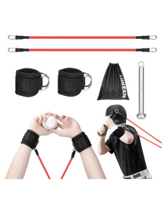 Bandas de Resistencia Hikeen 50 LBS para Entrenamiento de Béisbol