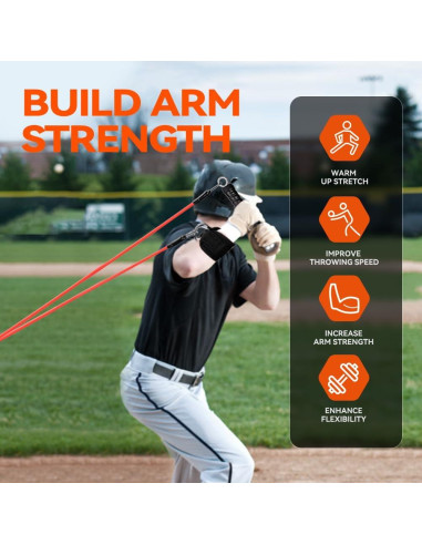 Bandas de Resistencia Hikeen 50 LBS para Entrenamiento de Béisbol