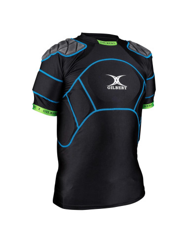 Armadura Corporal XP-500 Gilbert para Rugby - Grande, Negra