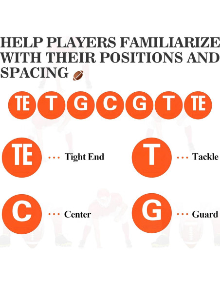 Marcadores de Fútbol Eco Walker para Entrenamiento Táctico 15cm