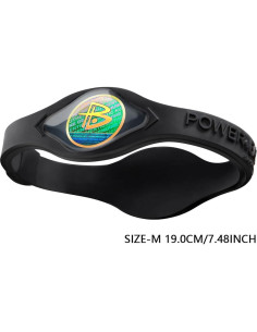 Pulsera de Rendimiento Power Balance Original Mediana Negra 2