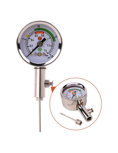 Manómetro de presión de aire Bigshadow para pelotas deportivas