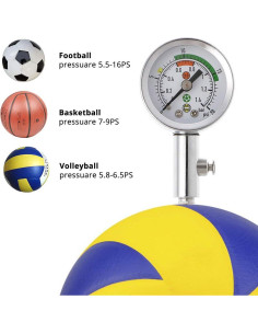 Manómetro de presión de aire Bigshadow para pelotas deportivas 2