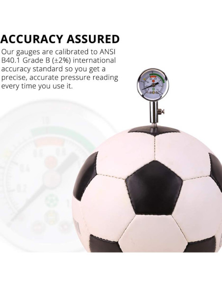 Manómetro de presión de aire Bigshadow para pelotas deportivas