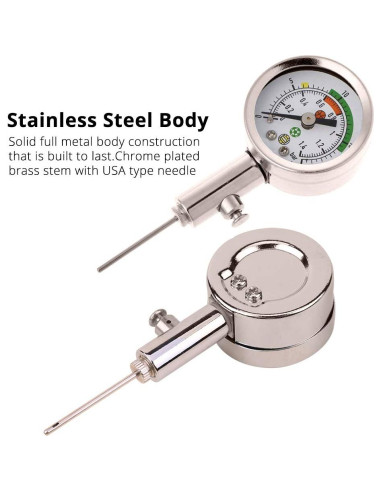 Manómetro de presión de aire Bigshadow para pelotas deportivas