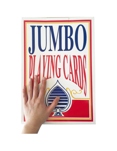 Baraja Jumbo de Cartas Yuanhe 52 Piezas 26.67x36.83 cm